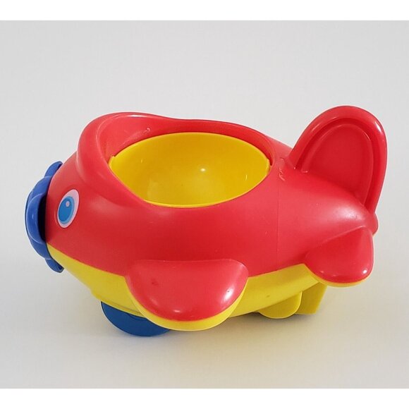Disney Arco Red Plane Donald Duck Wobble Weighted Bottom Toy Collectible B VTG - Picture 8 of 13